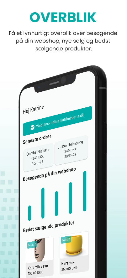 SHUP app ordrevisning